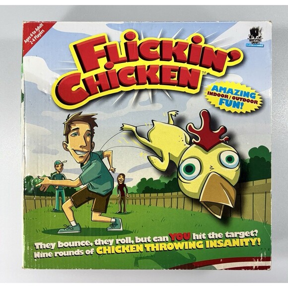 Flickin Chicken Game 2009 Haywire Group Indoor/Outdoor Game Complete - Picture 9 of 12
